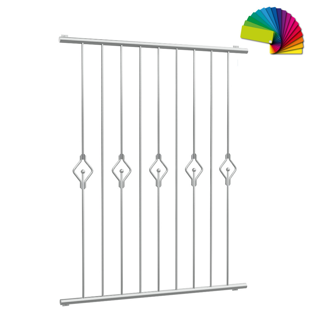 Fenstergitter Edelstahl Schweif 2