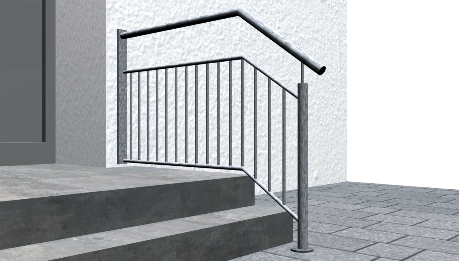 Trapbalustrade verzinkt WTS-CL Staafvulling 