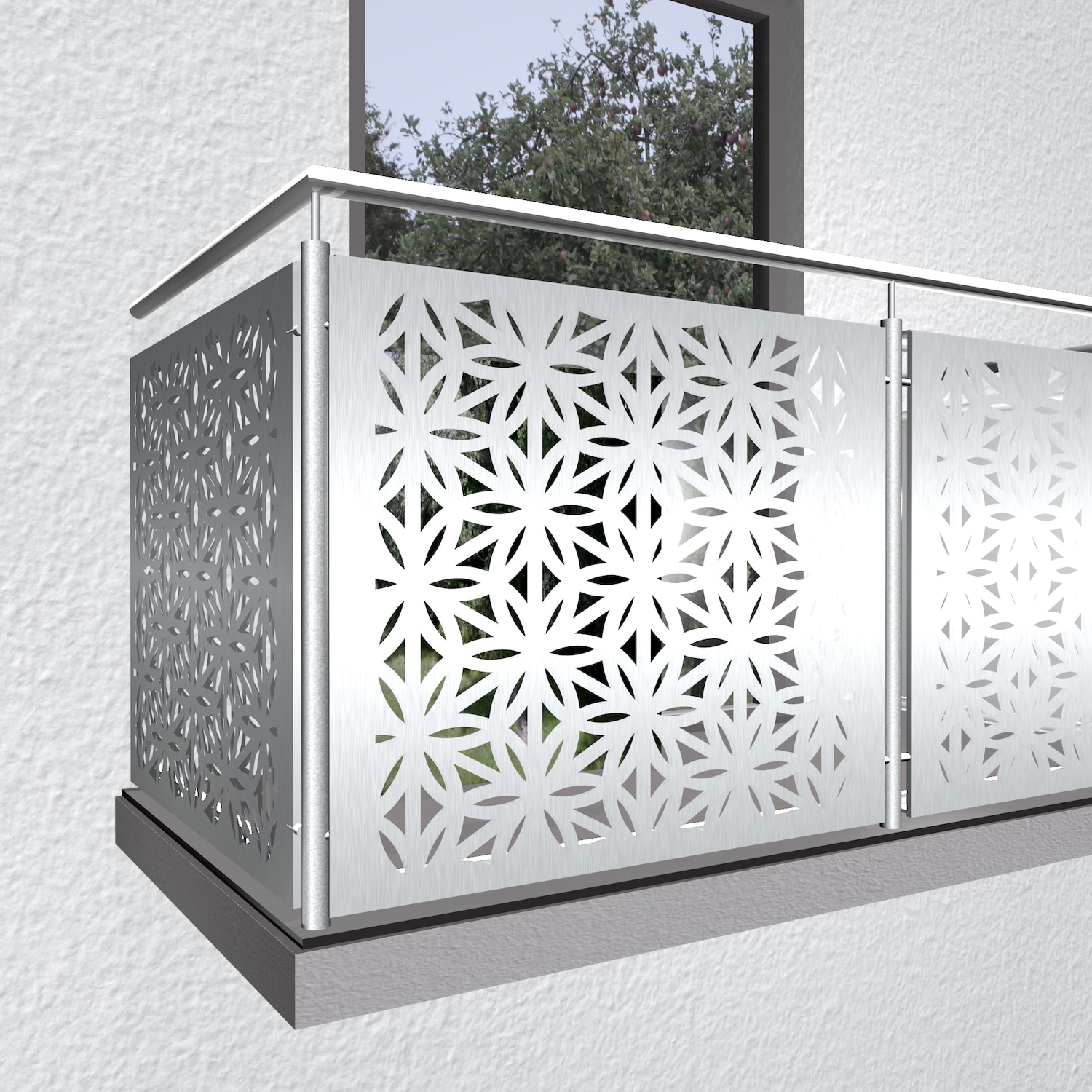 Revêtement de balcon en aluminium BT