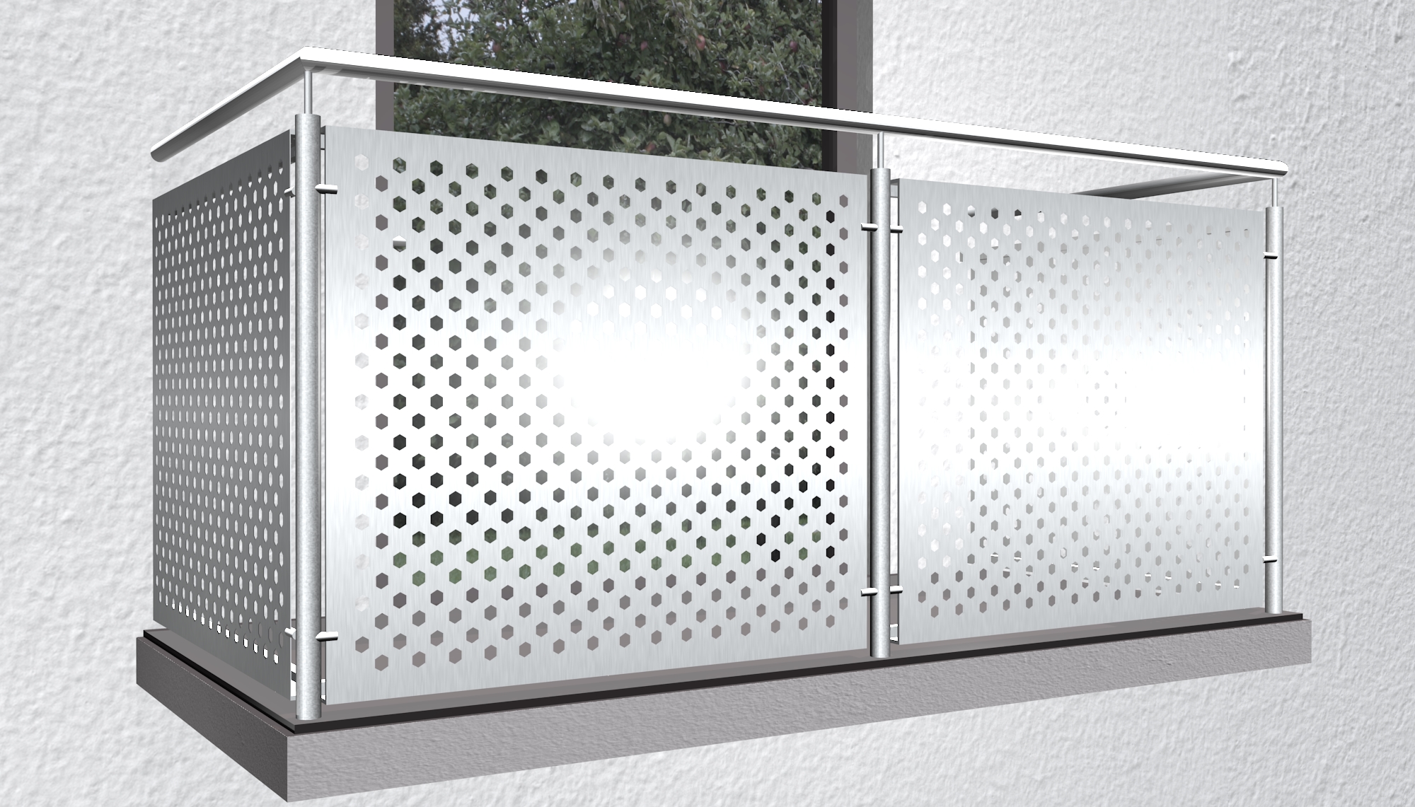 Revêtement de balcon en aluminium SK VE