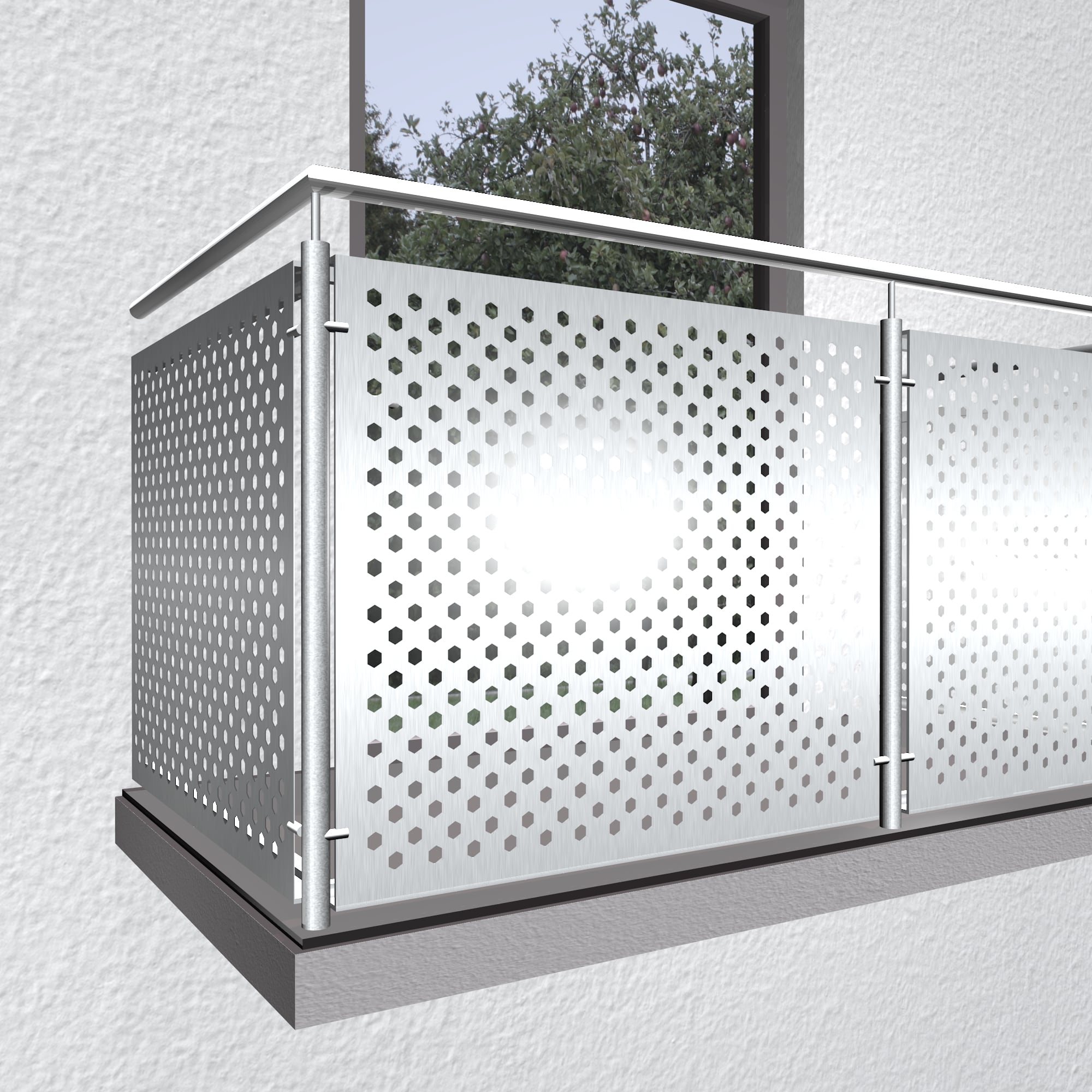 Revêtement de balcon en aluminium SK VE