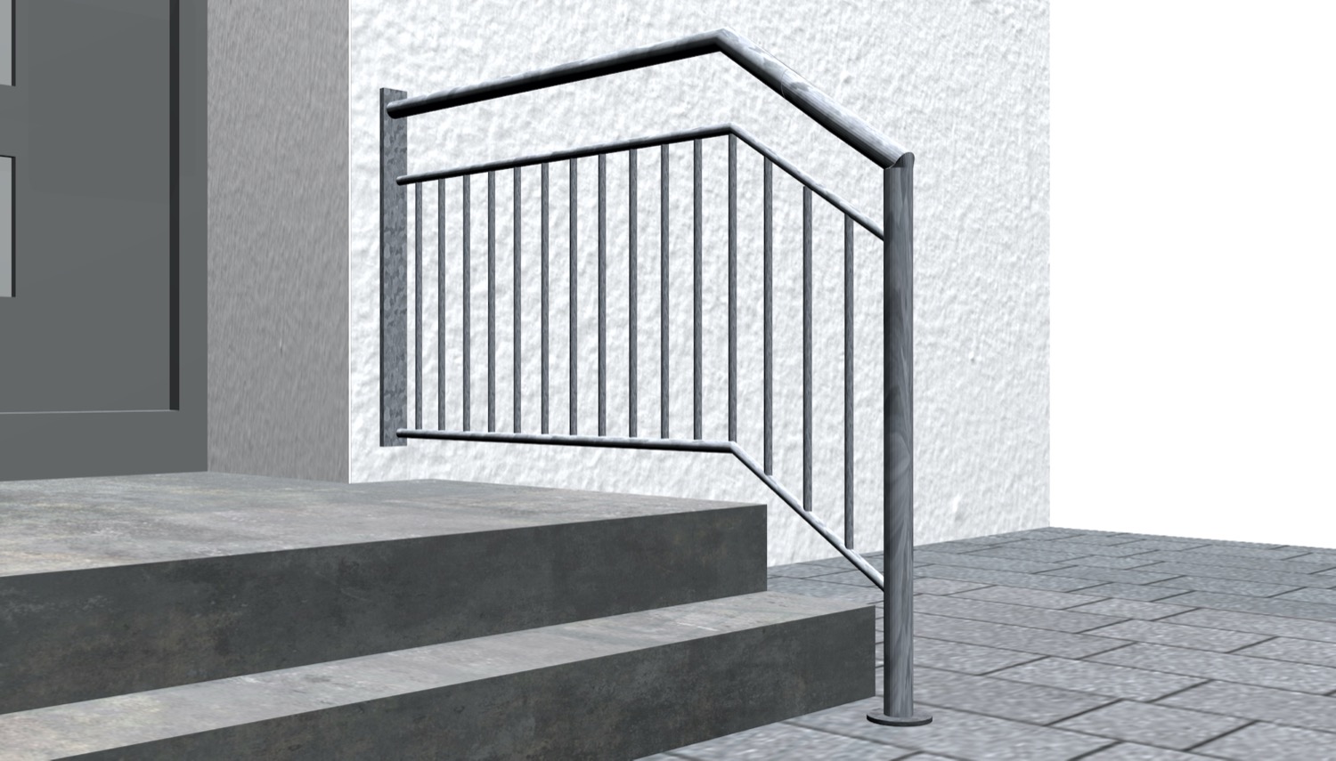 Trapbalustrade verzinkt WT-CL Staafvulling 