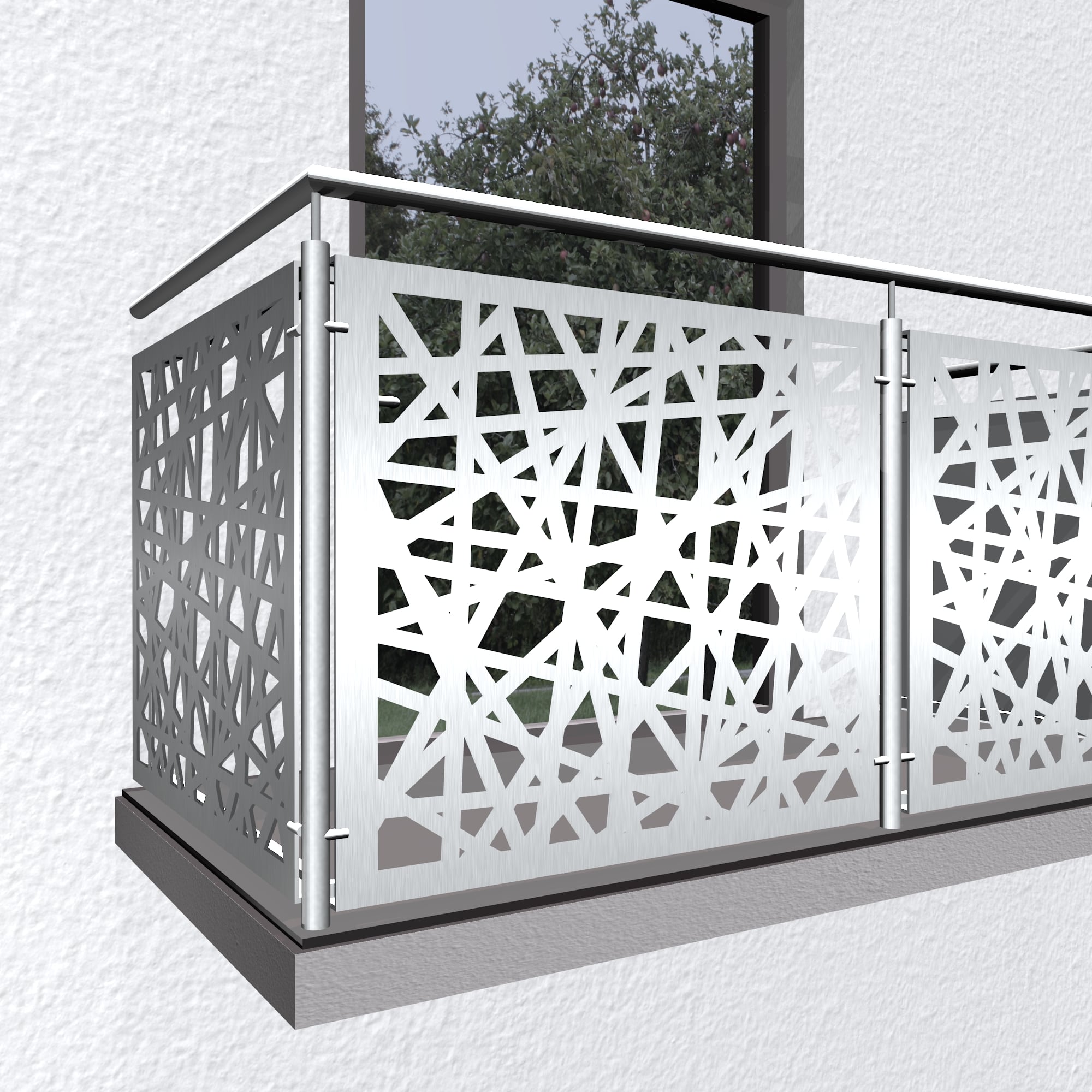 Revêtement de balcon en aluminium AB